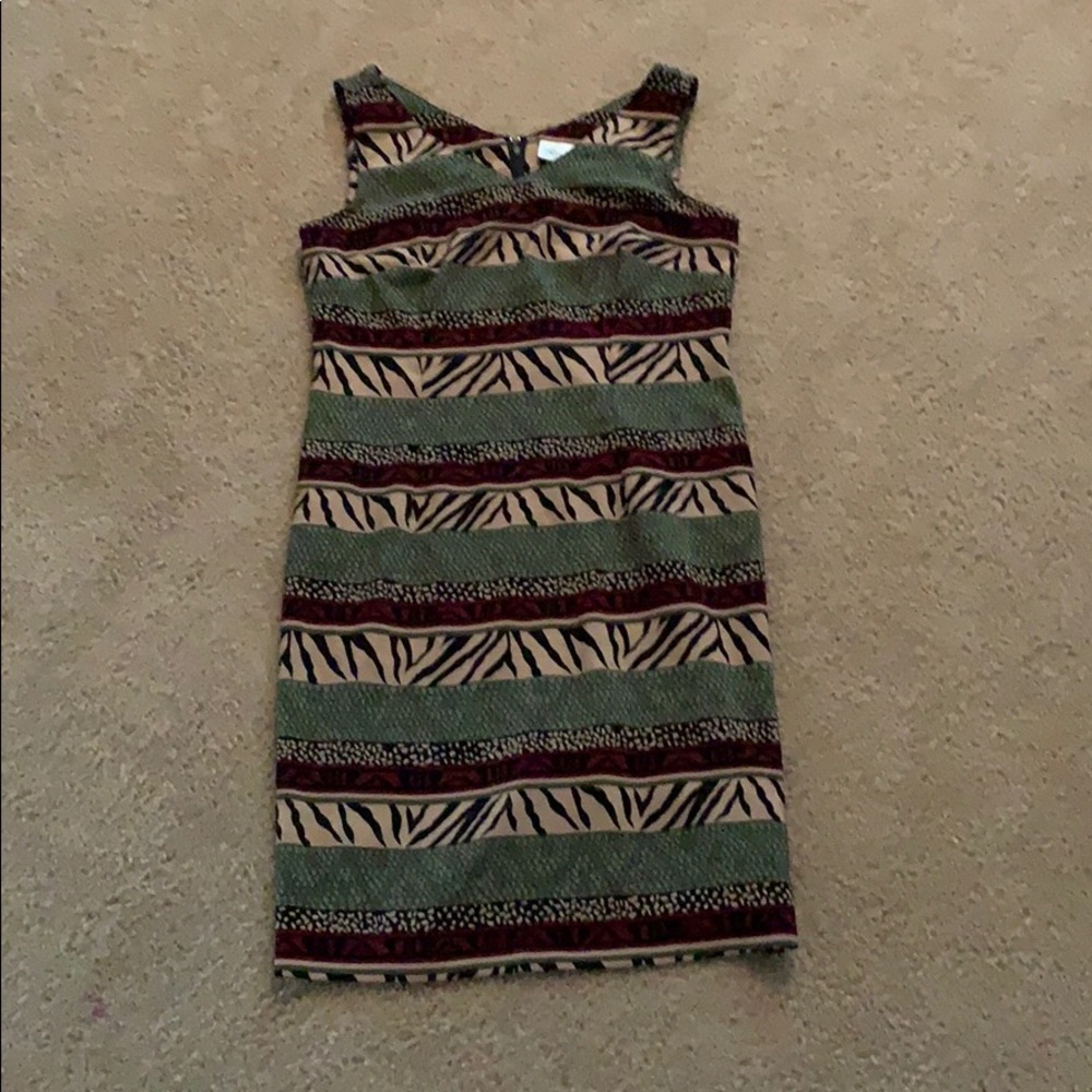Animal print dress